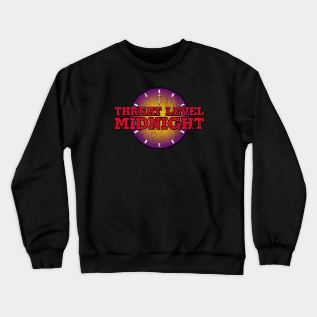 Threat Level Midnight Crewneck Sweatshirt by huckblade